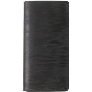 Louis Vuitton Portefeuille Brazza Epi M60622 Noir Long Wallet LV 0247 LOUIS V...